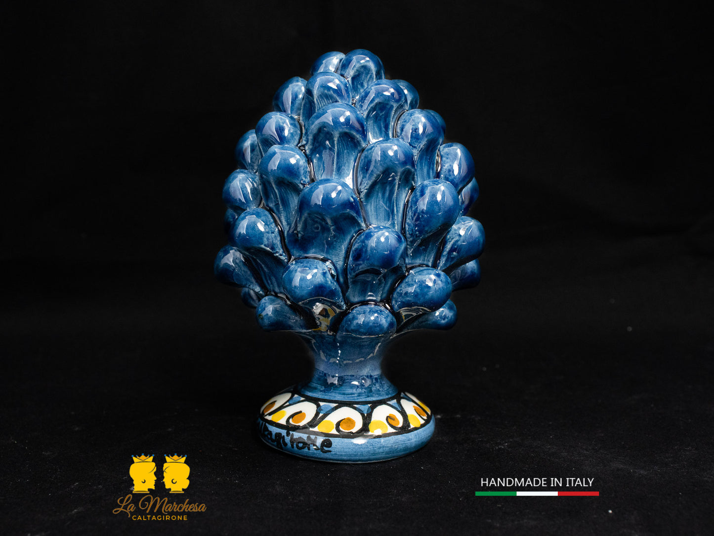 Pigna Siciliana Ceramica di Caltagirone vari colori 11cm