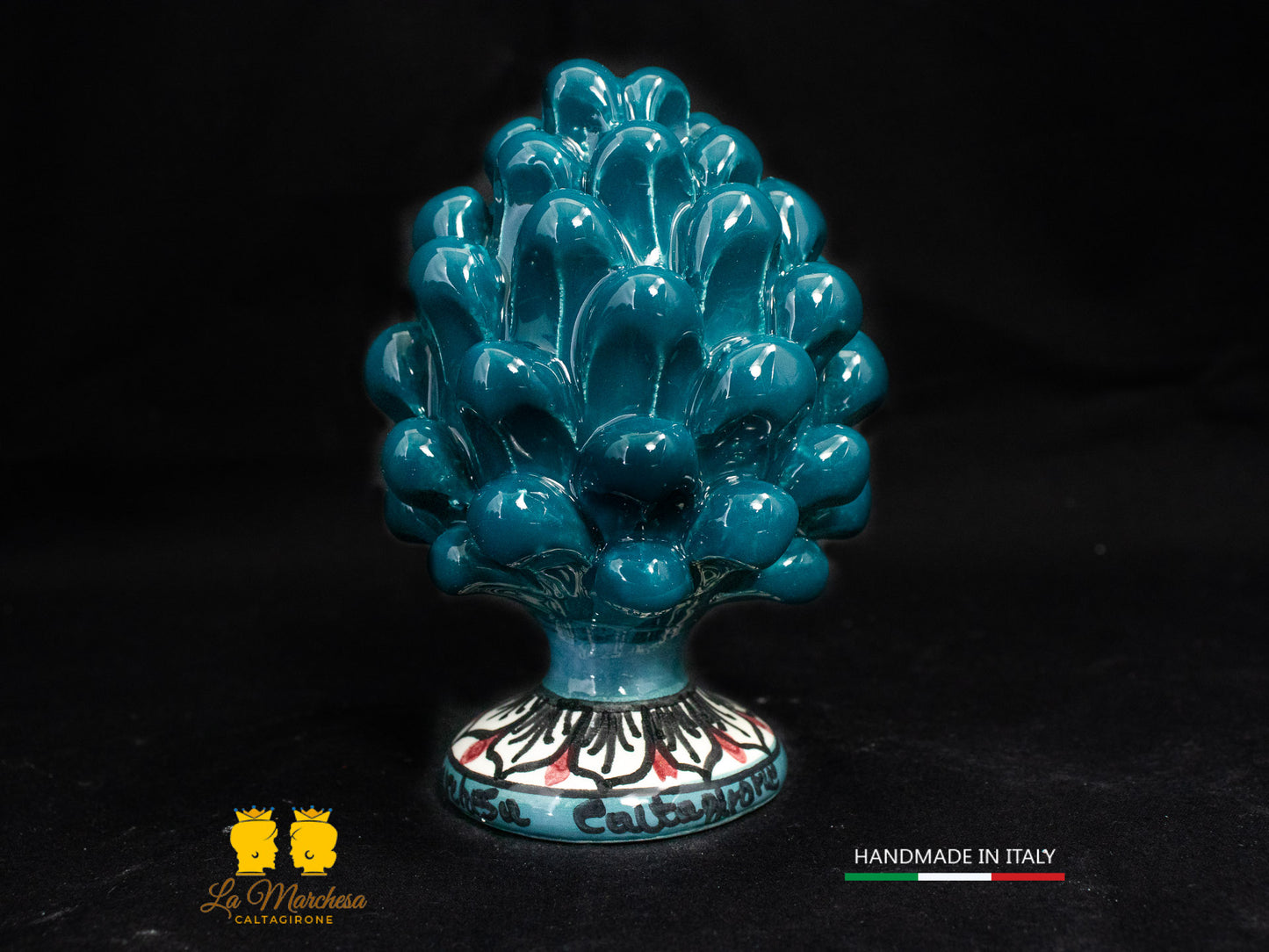 Pigna Siciliana Ceramica di Caltagirone vari colori 11cm