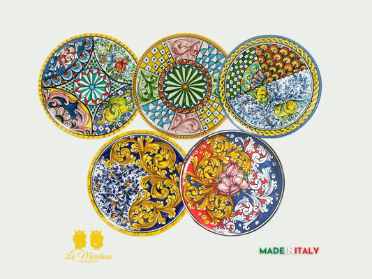 Piatti in Ceramica di Caltagirone rotondo 30cm - Vari Decori