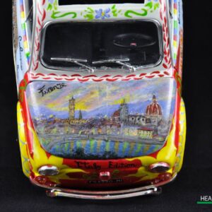 Modellino Bburago FIAT 500 Carretto Siciliano ITALY monumenti Caltagirone